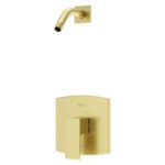 Pfirst Modern Shower Only - Brushed Gold